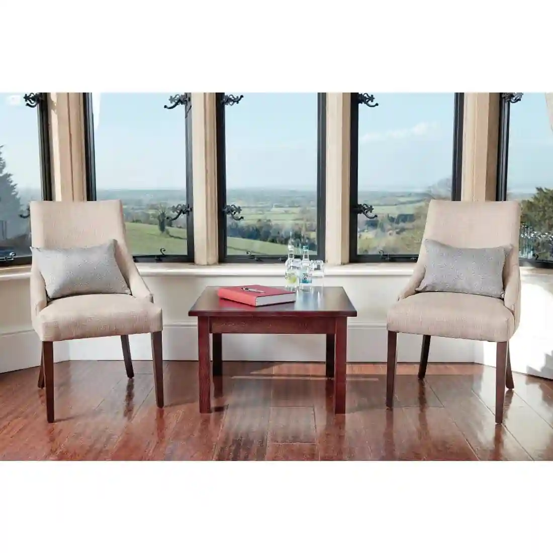 Bolero Neutral Finesse Dining Chairs (Pack of 2) - Image 8