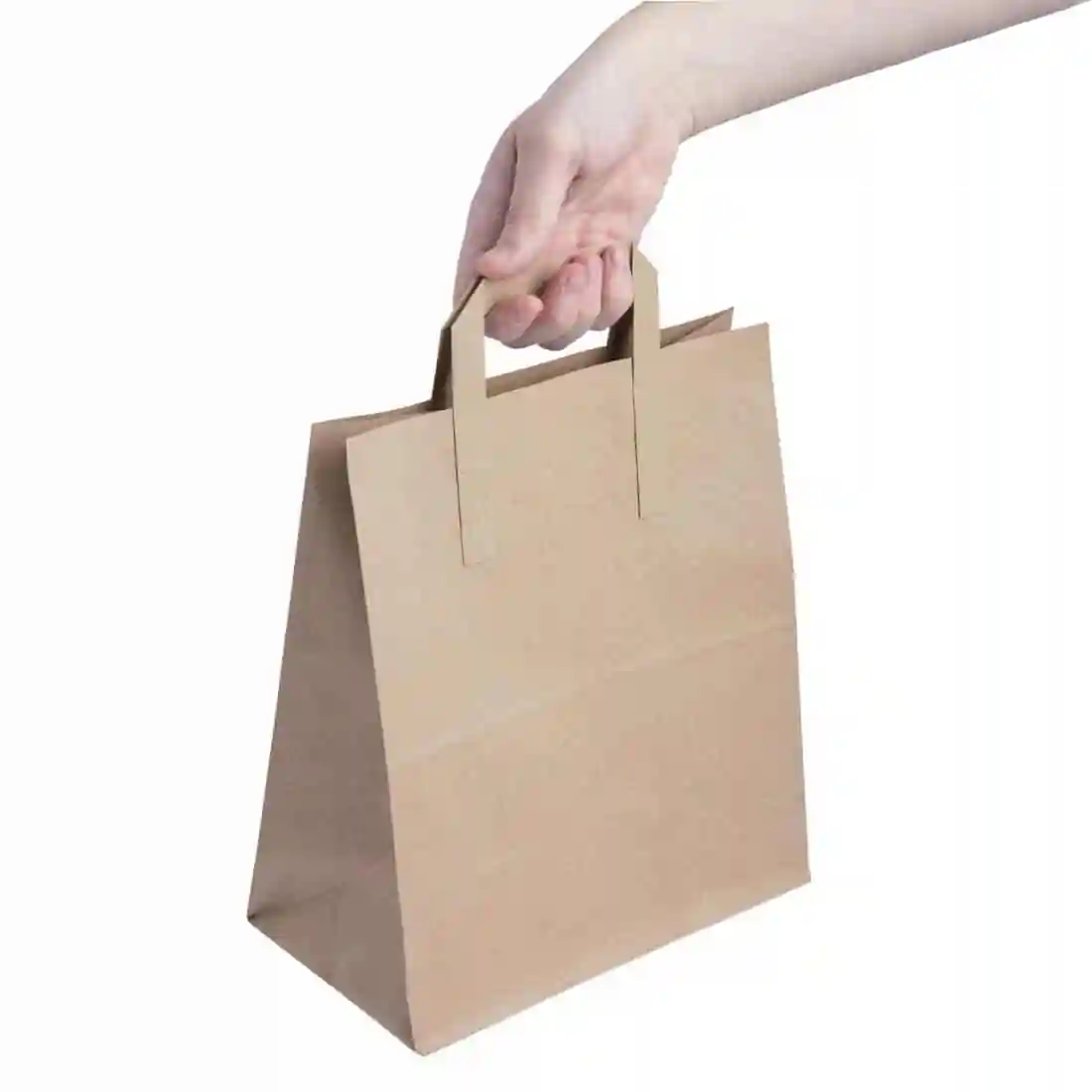 EDLP Fiesta Recyclable Brown Paper Bag with Handles Large (Pack 250) - Image 4