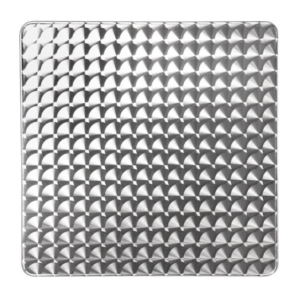 Bolero Square Flip Top Table Stainless Steel 600mm - Image 2