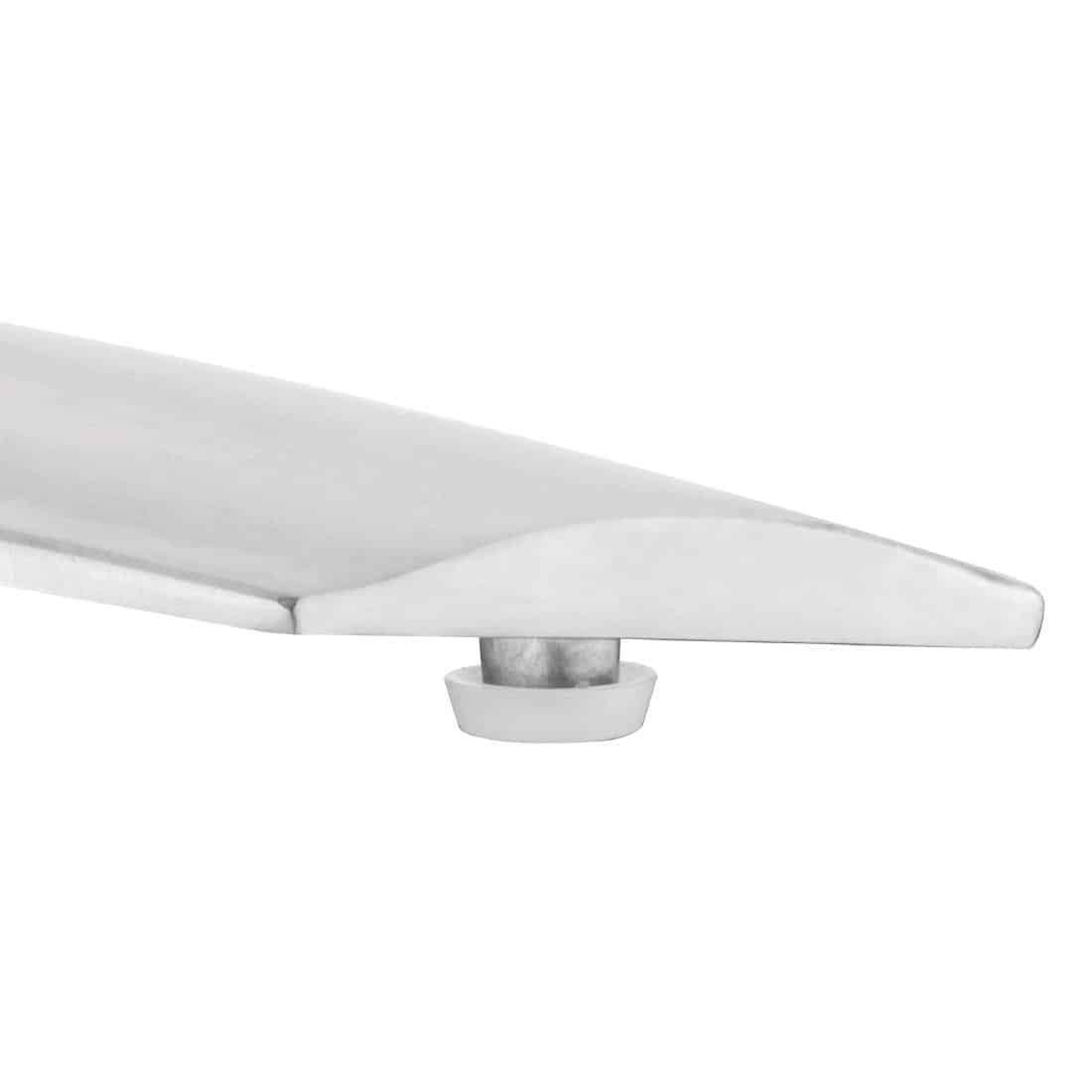 Bolero Square Flip Top Table Stainless Steel 600mm - Image 7