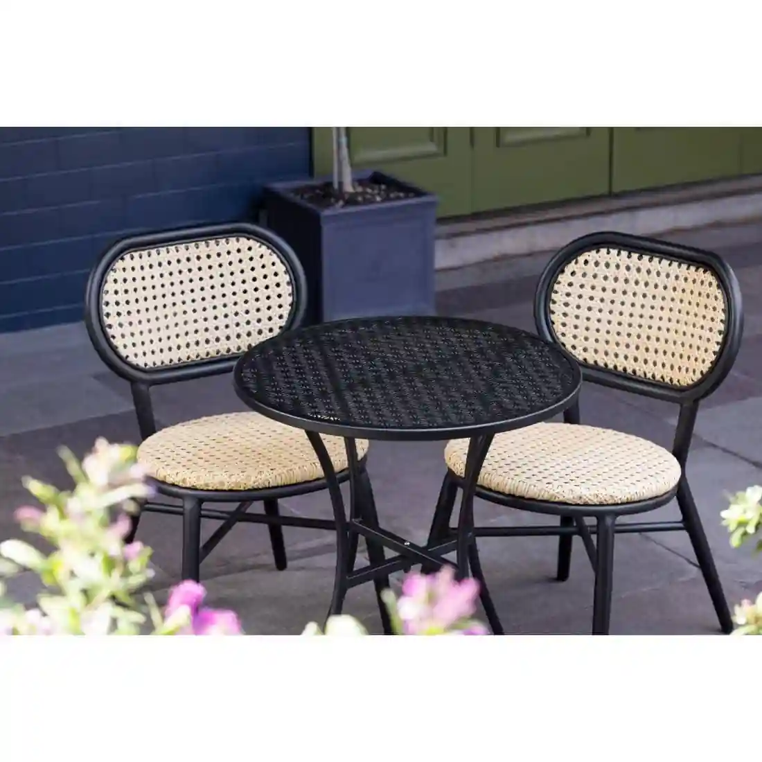 Bolero Marston Rattan Side Chair (Pack of 2) - Image 4