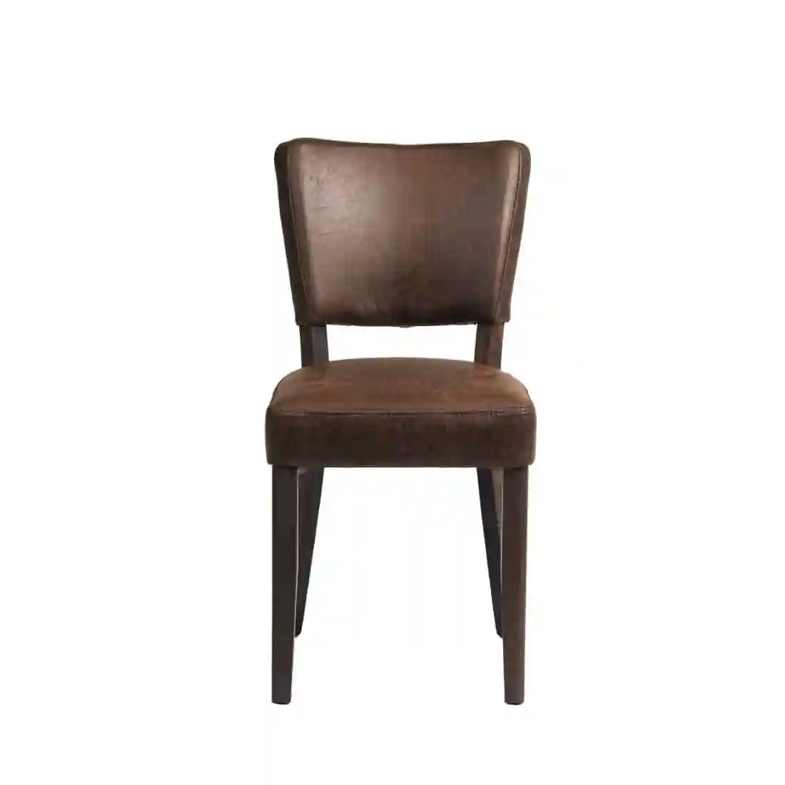 Oregon Wenge Wood and Faux Leather Dining Chair Espresso (Pack of 2) - Image 3