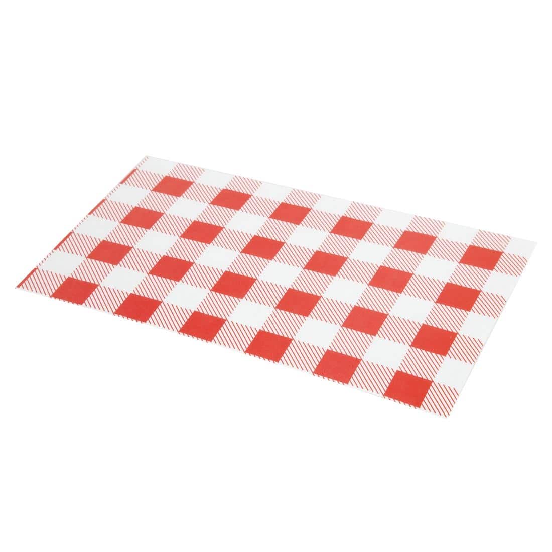 Greaseproof Paper Sheets Red Gingham 190 x 310mm (Pack of 200) - Image 5