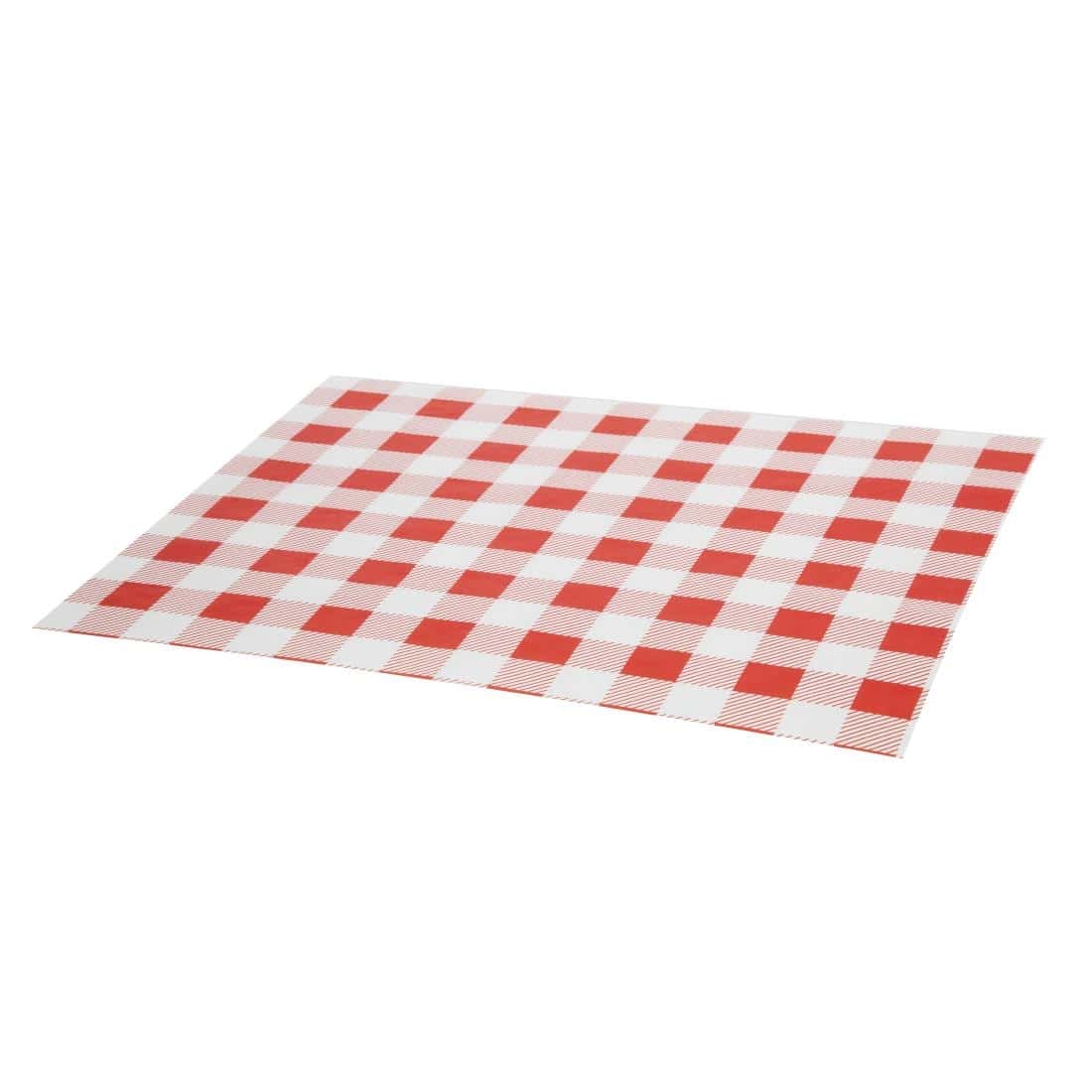 Greaseproof Paper Sheets Red Gingham 310 x 380mm (Pack of 200) - Image 5