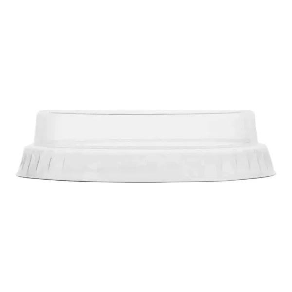 Vegware Compostable Flat Lids With No Hole 200ml / 7oz (Pack of 1000) - Image 2