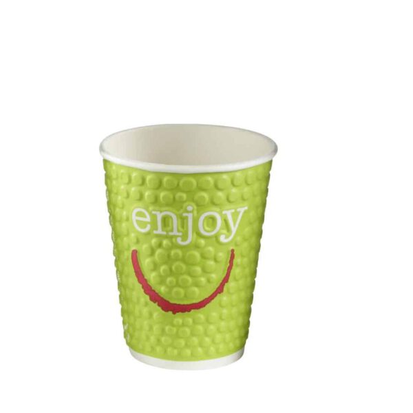 Huhtamaki Enjoy Double Wall Disposable Hot Cups 225ml / 8oz (Pack of 875) - Image 7
