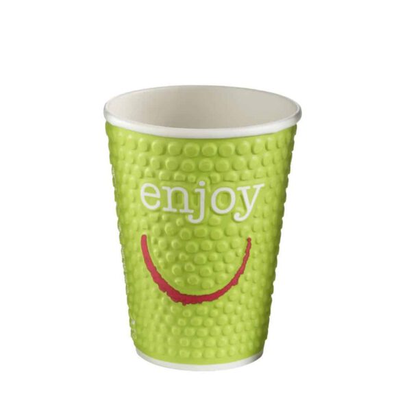 Huhtamaki Enjoy Double Wall Disposable Hot Cups 340ml / 12oz (Pack of 680) - Image 7
