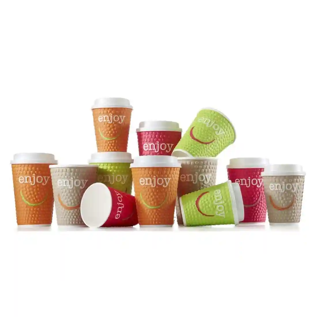 Huhtamaki Enjoy Double Wall Disposable Hot Cups 340ml / 12oz (Pack of 680) - Image 10