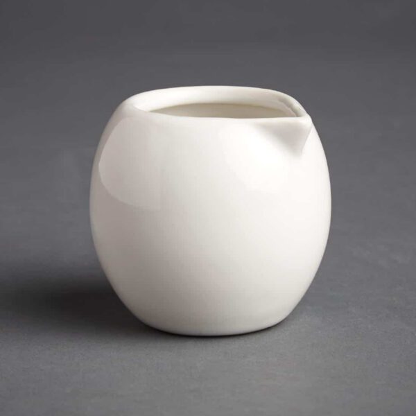 Olympia Cafe Milk Jug 70ml White - Image 6