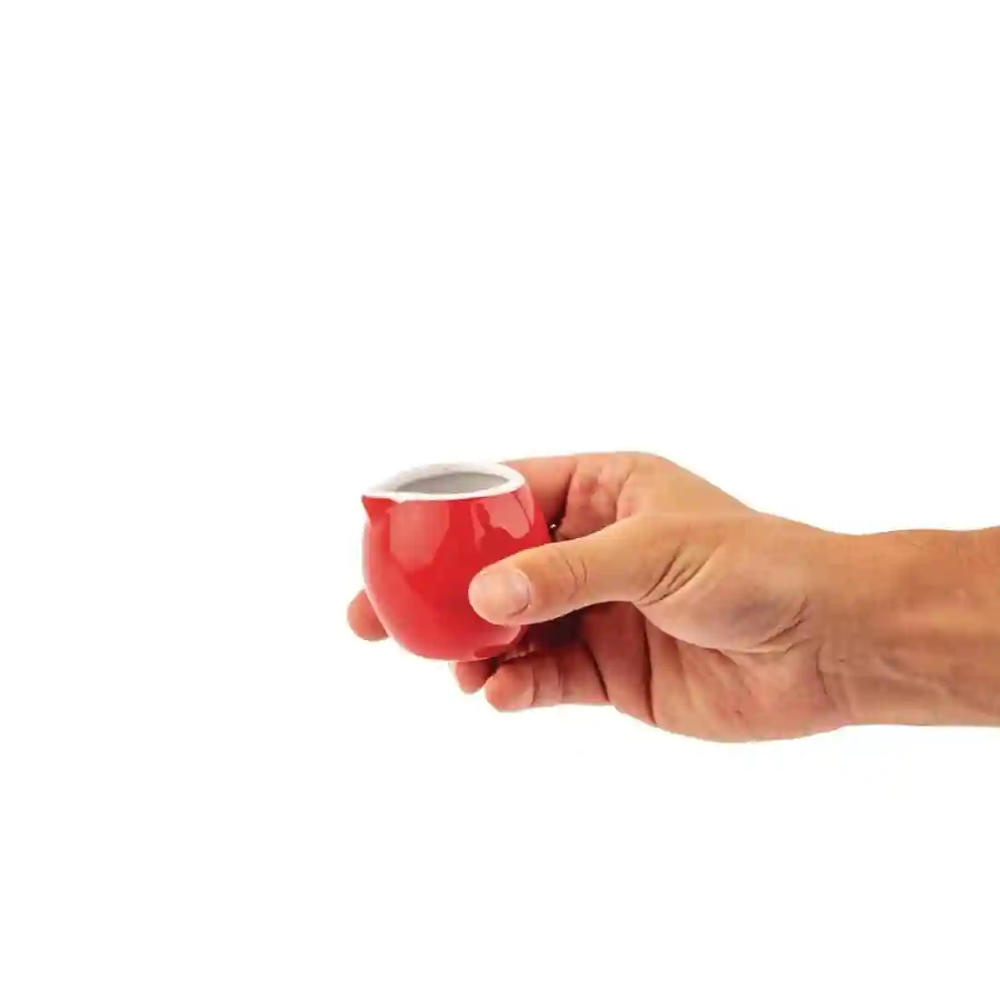 Olympia Cafe Milk Jug 70ml Red - Image 6