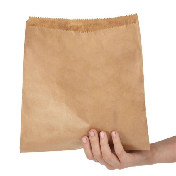 Fiesta Recyclable Brown Paper Counter Bags Large (Pack of 1000) - Image 2