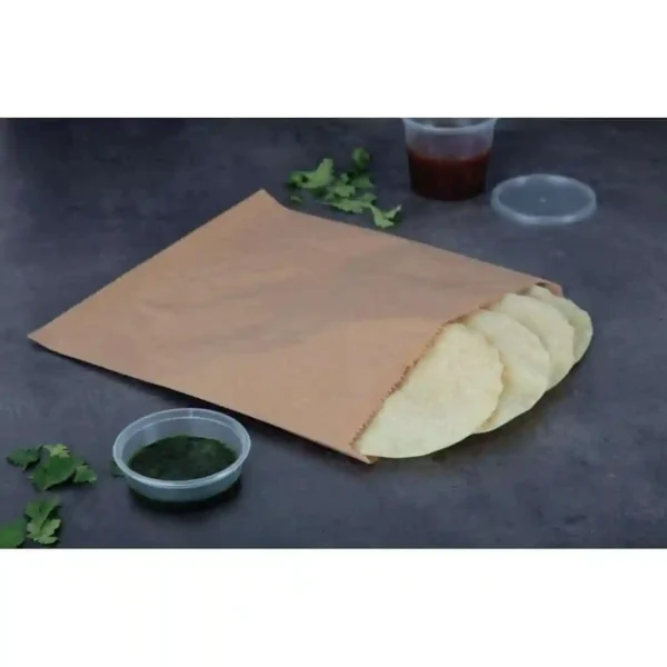 Fiesta Recyclable Brown Paper Counter Bags Large (Pack of 1000) - Image 6