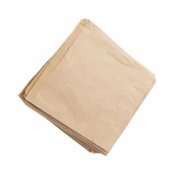 Fiesta Recyclable Brown Paper Counter Bags Small (Pack of 1000) - Image 3
