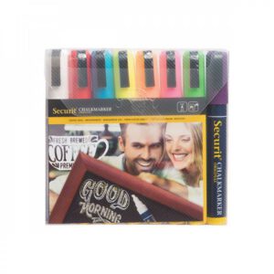 Assorted Colours Interior Liquid Chalk Marker Pens set of 8
