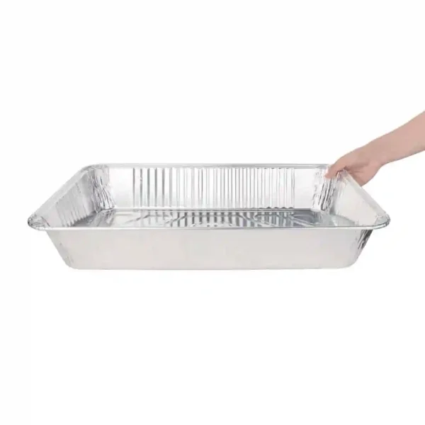Fiesta Recyclable Foil 1/1 Gastronorm Containers (Pack of 5) - Image 3