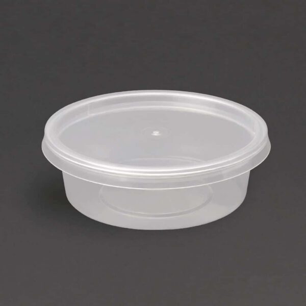 Fiesta Recyclable Microwavable Deli Pot Lids (Pack of 100) - Image 5
