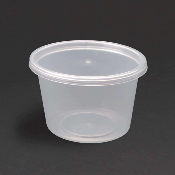 Fiesta Recyclable Microwavable Deli Pot Lids (Pack of 100) - Image 6