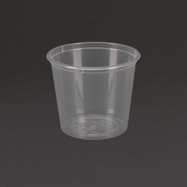 Fiesta Recyclable Plastic Microwavable Deli Pots 150ml / 5.25oz (Pack of 100)