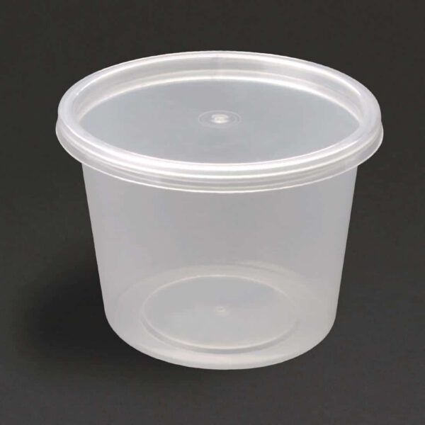 Fiesta Recyclable Plastic Microwavable Deli Pots 150ml / 5.25oz (Pack of 100) - Image 2