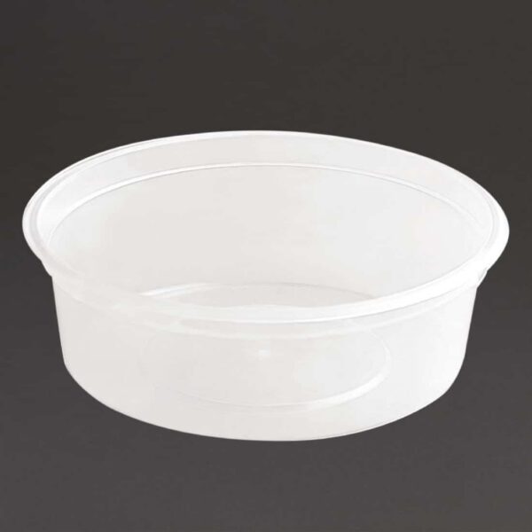 Fiesta Recyclable Plastic Microwavable Deli Pots 50ml / 1.75oz (Pack of 100)
