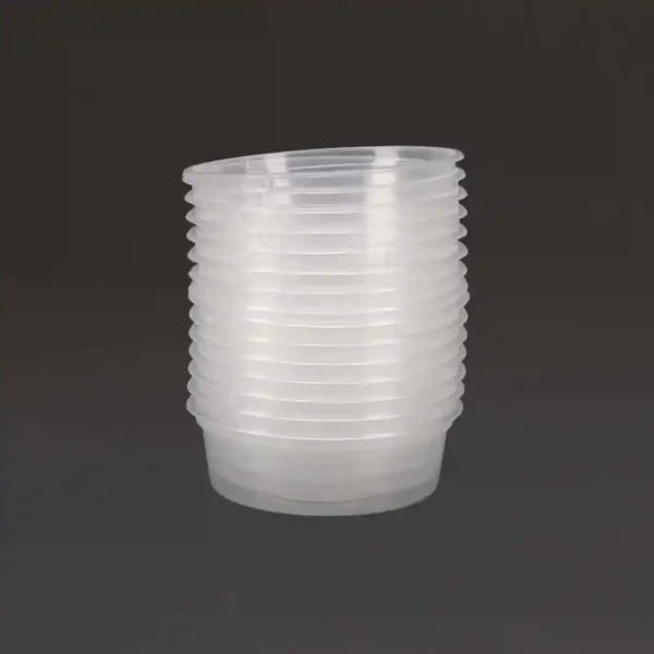 Fiesta Recyclable Plastic Microwavable Deli Pots 50ml / 1.75oz (Pack of 100) - Image 4