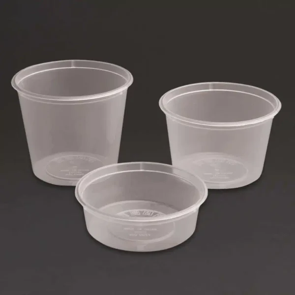 Fiesta Recyclable Plastic Microwavable Deli Pots 50ml / 1.75oz (Pack of 100) - Image 6