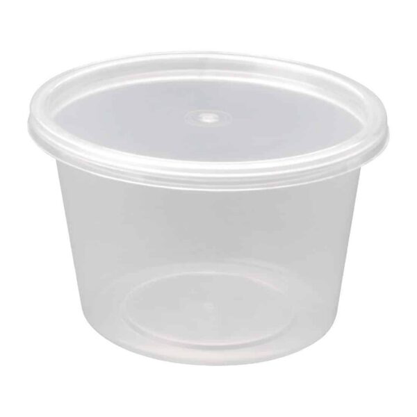 Fiesta Recyclable Plastic Microwavable Deli Pots 100ml / 3.5oz (Pack of 100) - Image 4