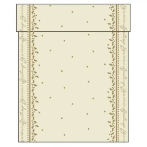 Swansoft Winter Greetings Airlaid Table Runner 38cm x 12m (Pack 6)