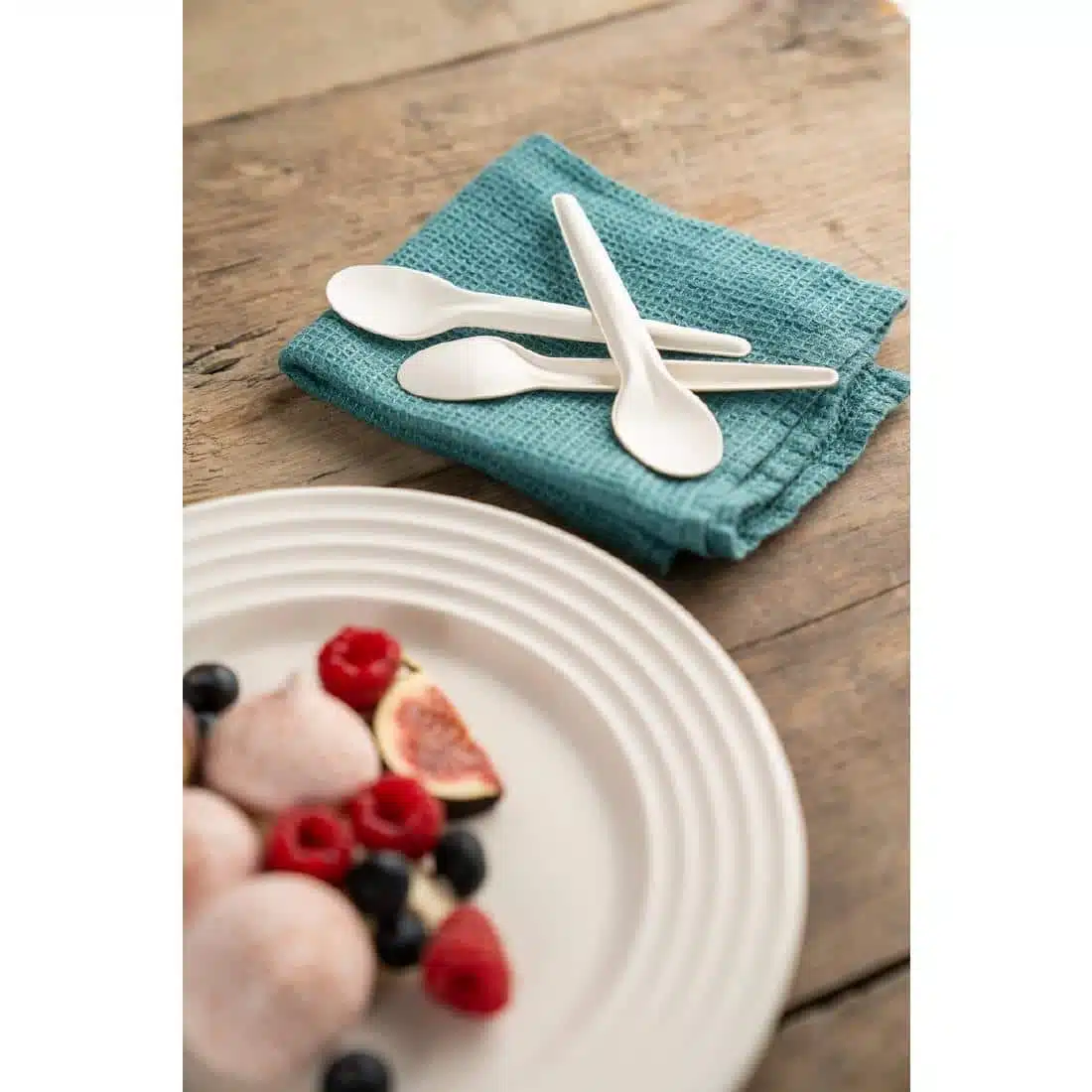 Sabert Recyclable Paper Cutlery Tea Spoon (Pack of 1000) - Image 3