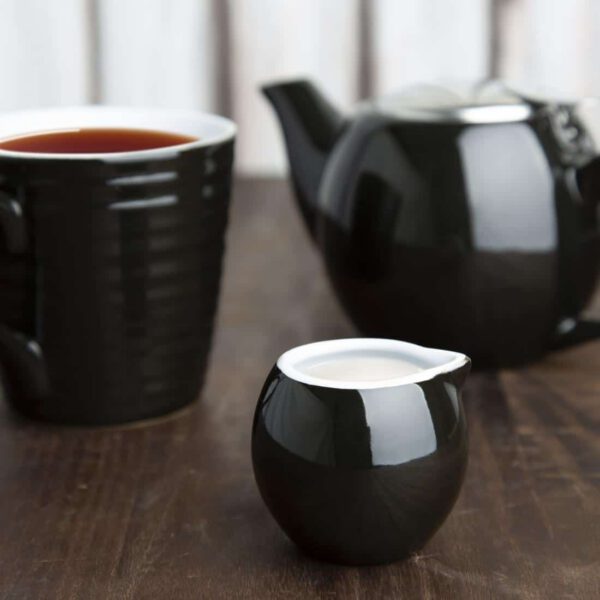 Olympia Cafe Milk Jug Black - 70ml 2.36fl oz (Pack of 6) - Image 2