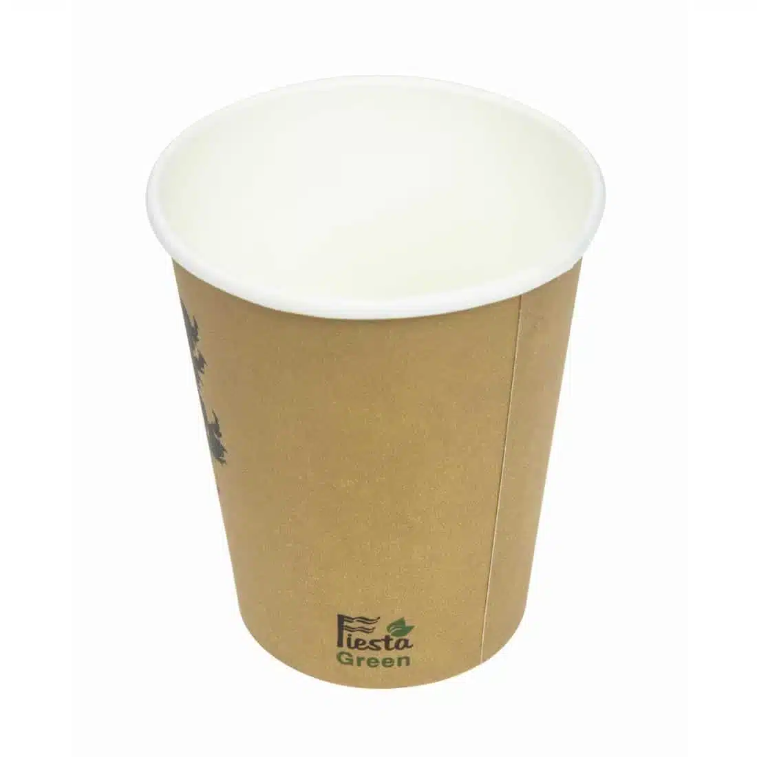 Fiesta Compostable Coffee Cups Single Wall 8oz (Pack of 50) - Image 3