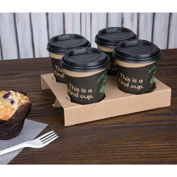 Fiesta Compostable Coffee Cups Single Wall 340ml / 12oz (Pack of 1000) - Image 5