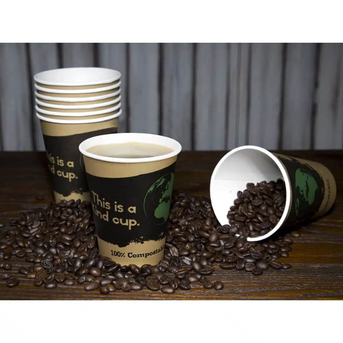 Fiesta Compostable Coffee Cups Single Wall 340ml / 12oz (Pack of 1000) - Image 8
