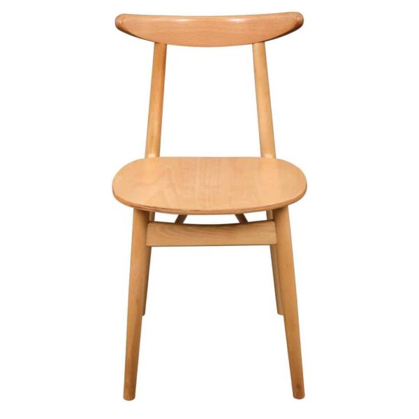 Fameg Beech Cowhorn Side Chair (Pack of 2) - Image 2