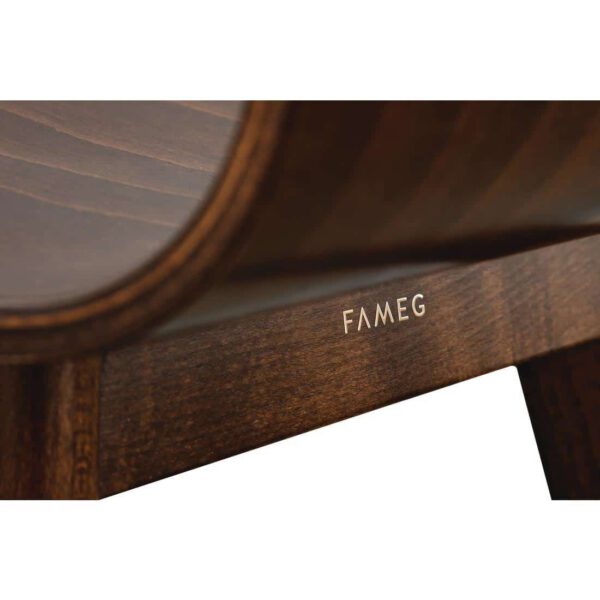 Fameg Wooden Flow Bentwood Walnut Side Chairs (Pack of 2) - Image 4