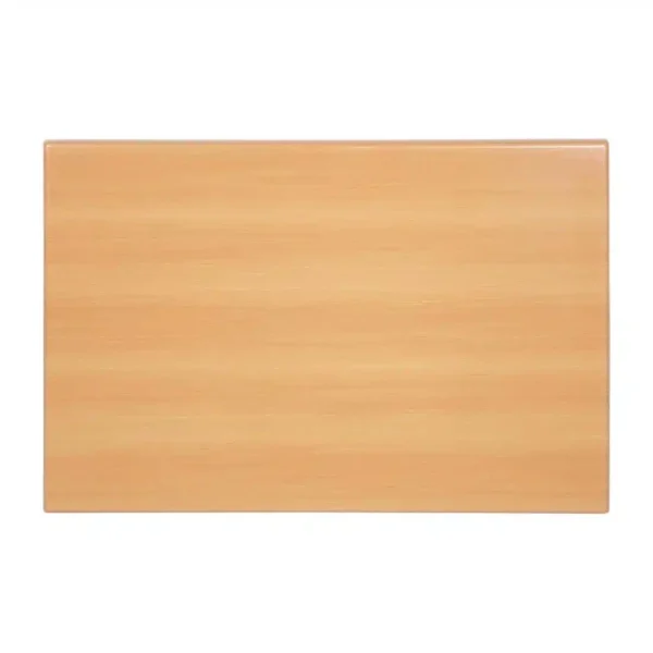 Bolero Pre-drilled Rectangular Tabletop Beech Effect - Image 3