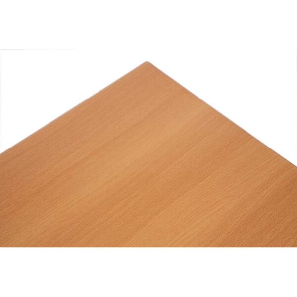 Bolero Pre-drilled Rectangular Tabletop Beech Effect - Image 4