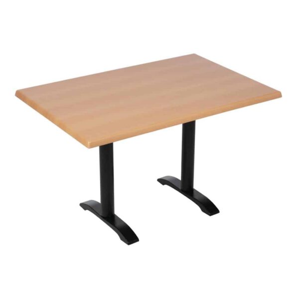 Bolero Pre-drilled Rectangular Tabletop Beech Effect - Image 6