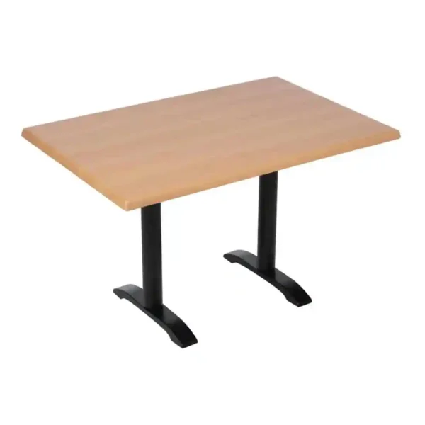 Bolero Pre-drilled Rectangular Tabletop Beech Effect - Image 6
