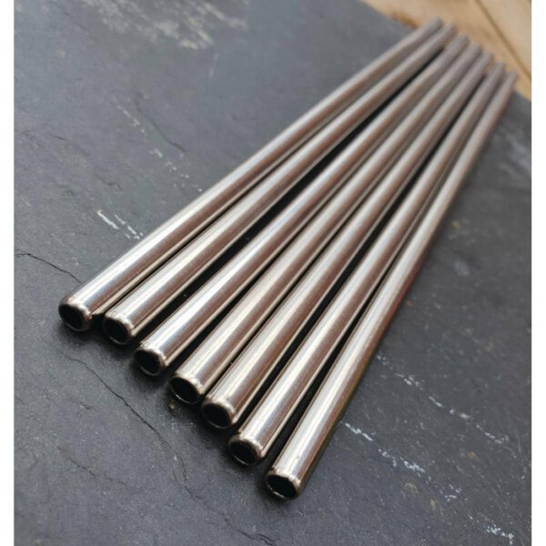 Beaumont Stainless Steel Metal Straws 8.5" (Pack of 25) - Image 3