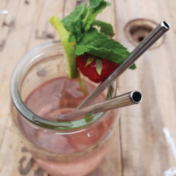 Beaumont Stainless Steel Metal Straws 8.5" (Pack of 25) - Image 7