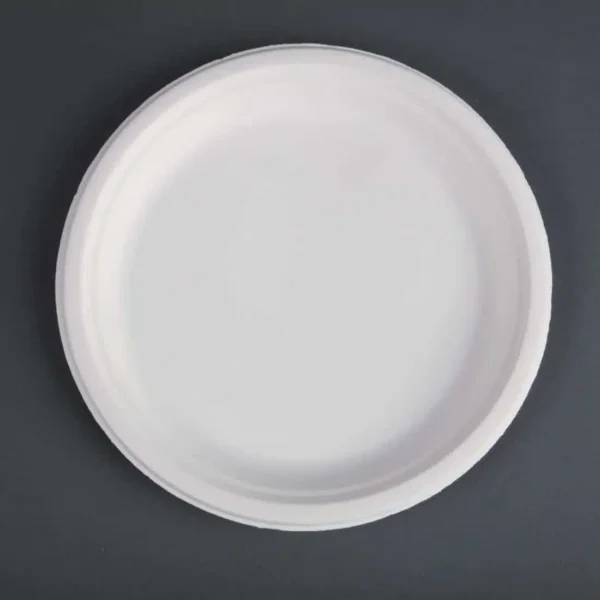 Fiesta Compostable Bagasse Plates Round 260mm (Pack of 50) - Image 1