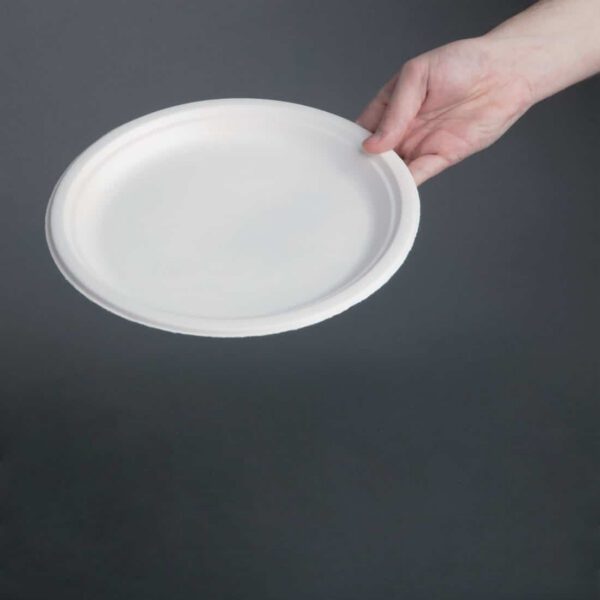 Fiesta Compostable Bagasse Plates Round 260mm (Pack of 50) - Image 4