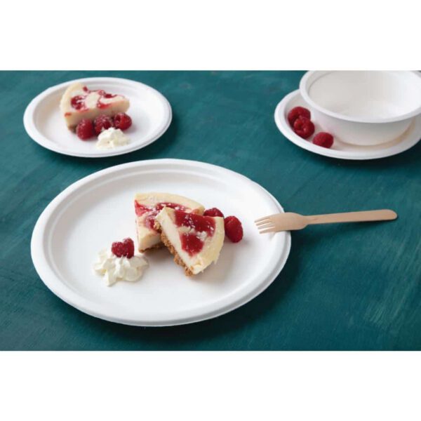 Fiesta Compostable Bagasse Plates Round 260mm (Pack of 50) - Image 6