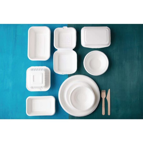 Fiesta Compostable Bagasse Plates Round 179mm (Pack of 50) - Image 7