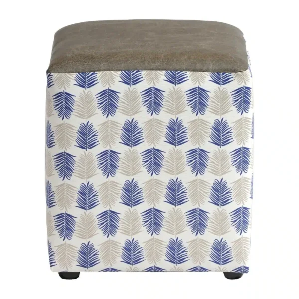 Alfresco Cube Ash Stool Marine (Pack of 2)
