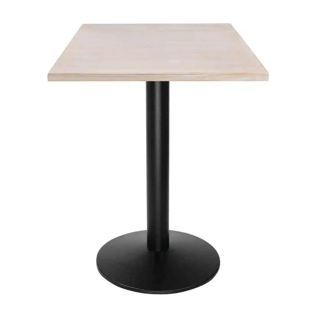 Bolero Pre-drilled Square Table Top Vintage White 700mm - Image 5