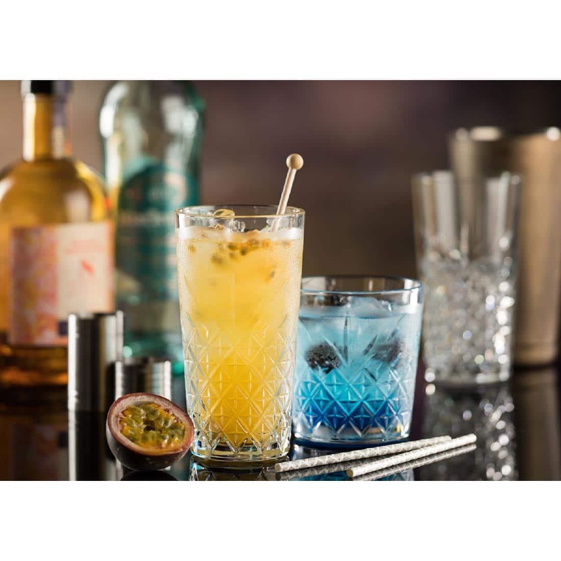 Utopia Timeless Vintage Stackable Hiball Glasses 350ml (12 pack) - Image 3