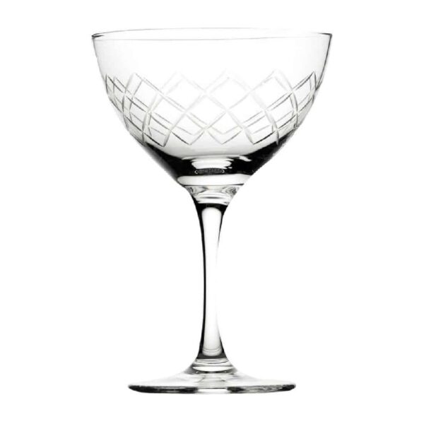 Utopia Raffles Diamond Martini Glasses 190ml (6 Pack) - Image 2