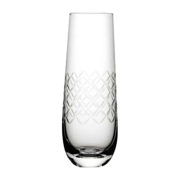 Utopia Raffles Diamond Champagne Glasses 300ml (6 pack)